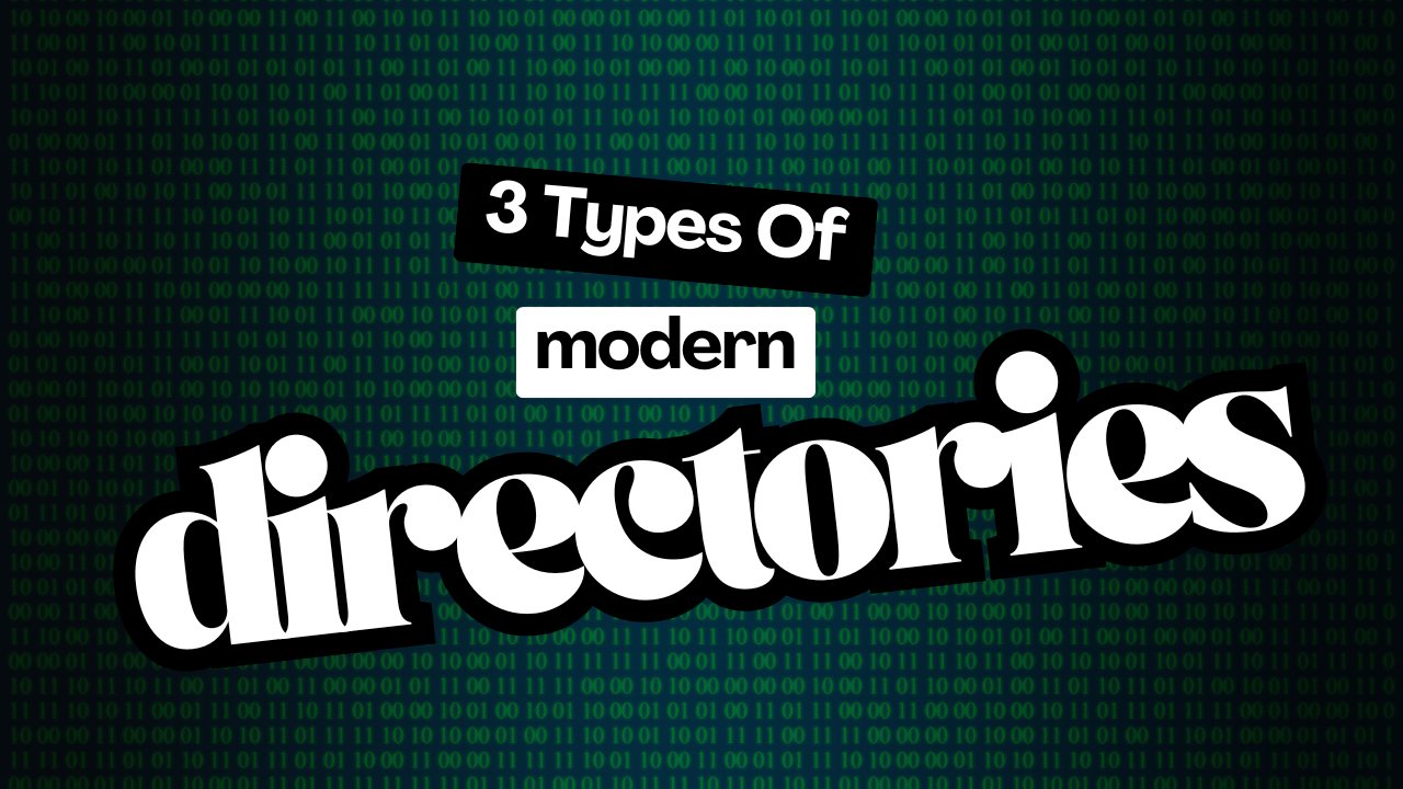 3 types of modern directories