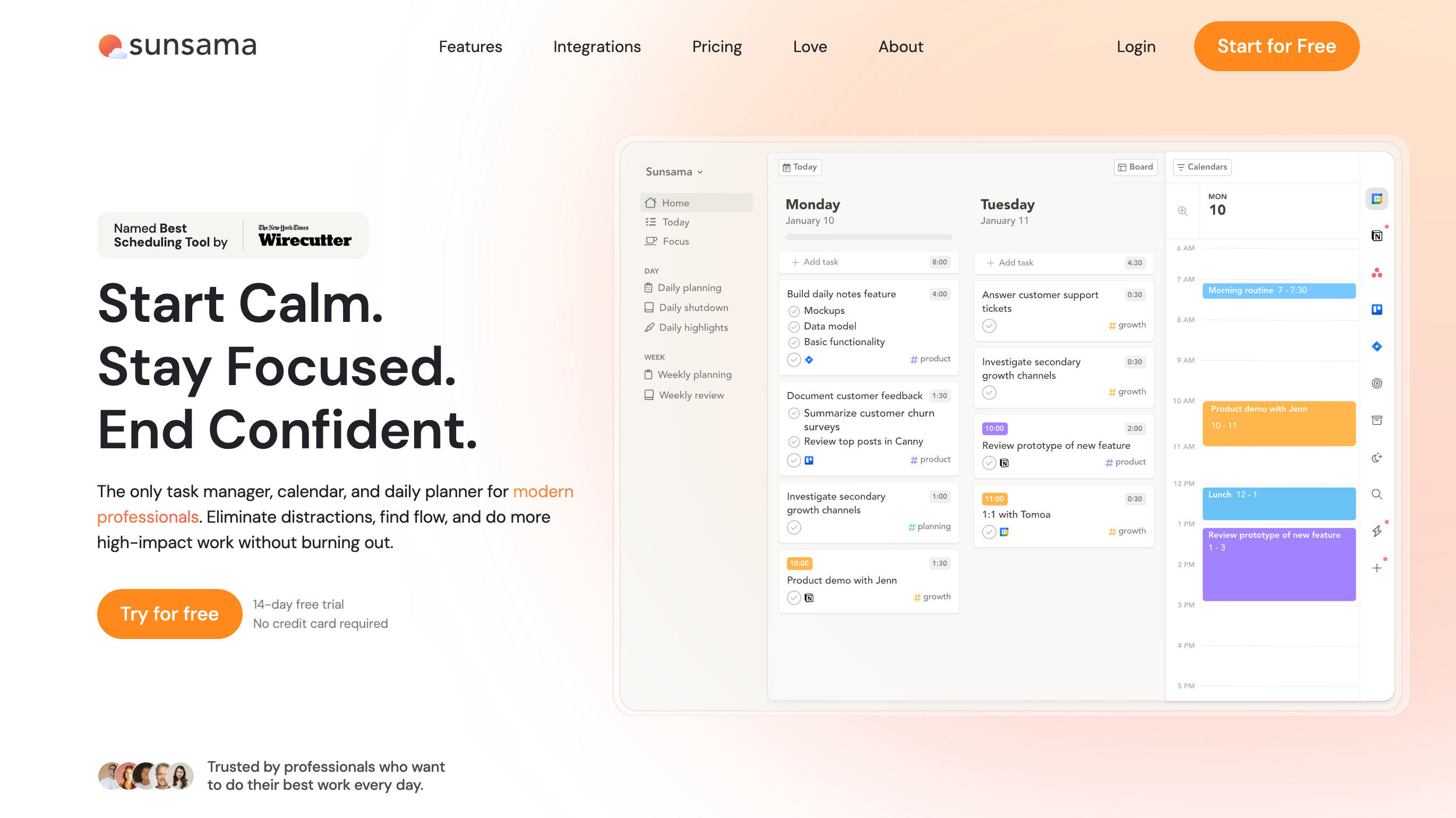 Sunsama Review: A Daily Planner That Combines Tasks, Calendars, and Focus