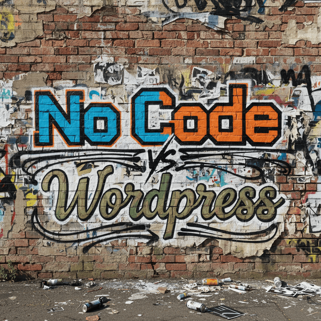 no code vs wordpress