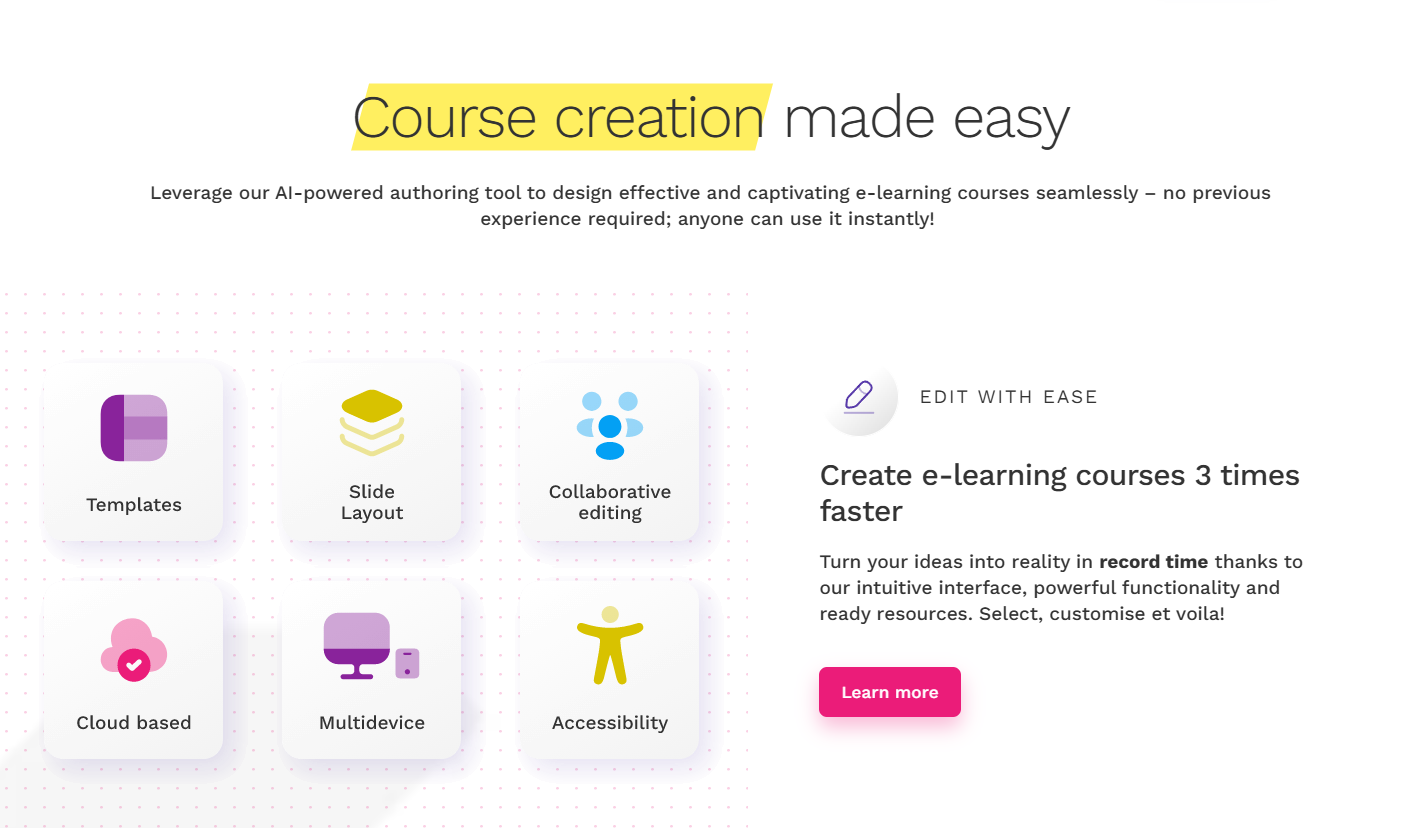 isEazy Author: Revolutionize eLearning with AI-Powered Course Creation