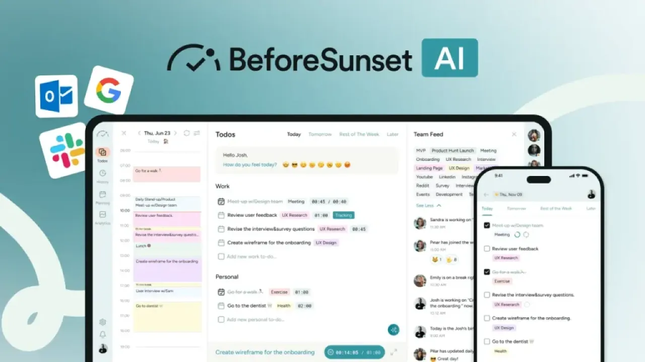 BeforeSunset AI | AI-Powered Planner for Goals and Tasks