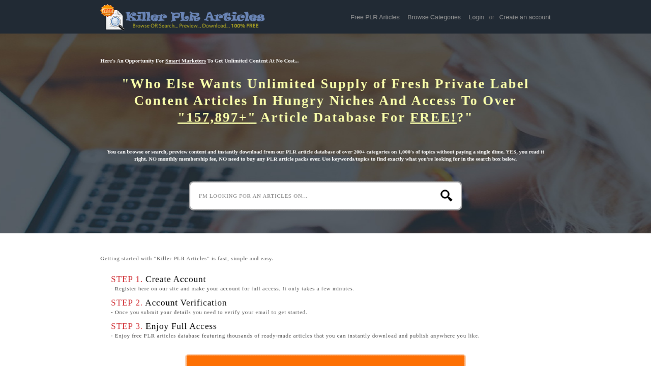 Killer PLR Articles