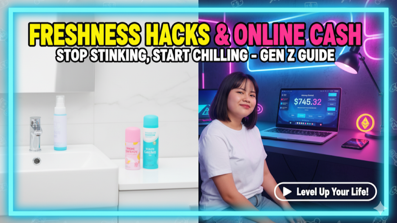 How to Stop Stinking: A Gen Z Guide to Freshness Hacks and Making Money Online