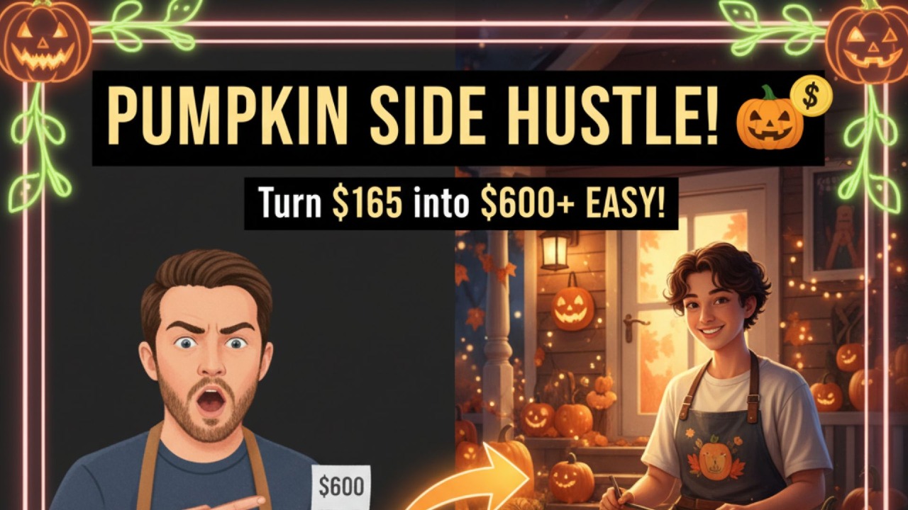 Make $1,000+ Fast with a Halloween Pumpkin Decorating Side Hustle (Chris Koerner’s $600 Setup Complaints Explained