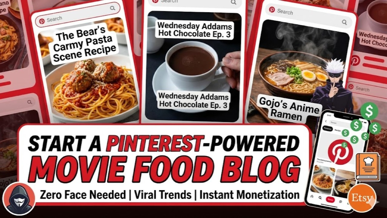 🍿 The Viral Recipe Side Hustle: How to Turn TV Shows & Movie Food Trends Into Passive Income
