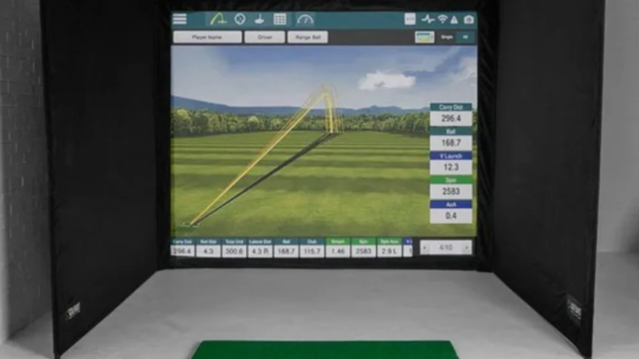 FlightScope Mevo Gen 2 Home Golf Simulator Bundle